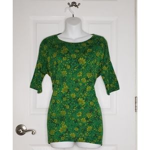 LuLaRoe Irma Tee - Green & Gold